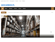 Tablet Screenshot of geocarbon.pl